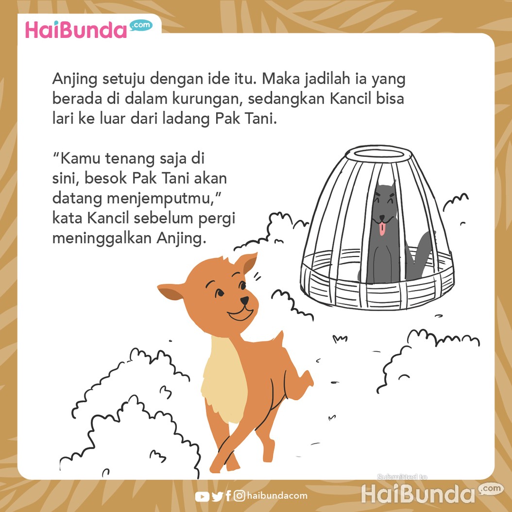 Cerita Nusantara Kancil dan Anjing