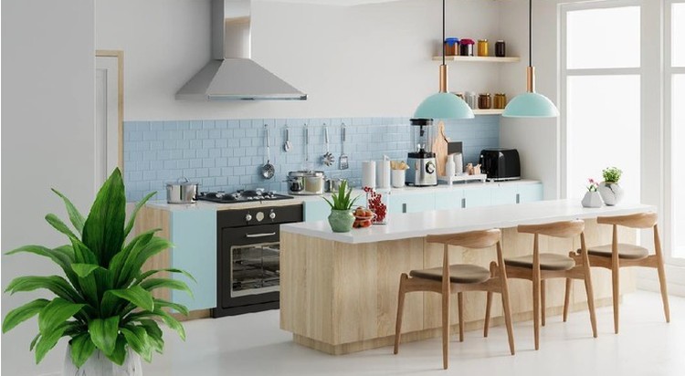 8 Ide Dekorasi Dapur Rumah Minimalis yang Tren di 2021, Tak Lagi Serba Putih Kini nuansa dapur serba putih tidak lagi tren. Berikut ide dekorasi dapur mengikuti tren tahun ini sesuai saran para desainer interior. Simak penjelasannya yuk.