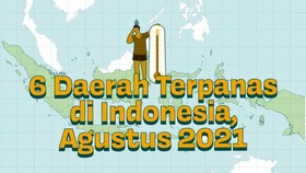INFOGRAFIS: 6 Daerah Terpanas Di Indonesia Agustus 2021