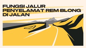 INFOGRAFIS: Fungsi Jalur Penyelamat Mobil Rem Blong