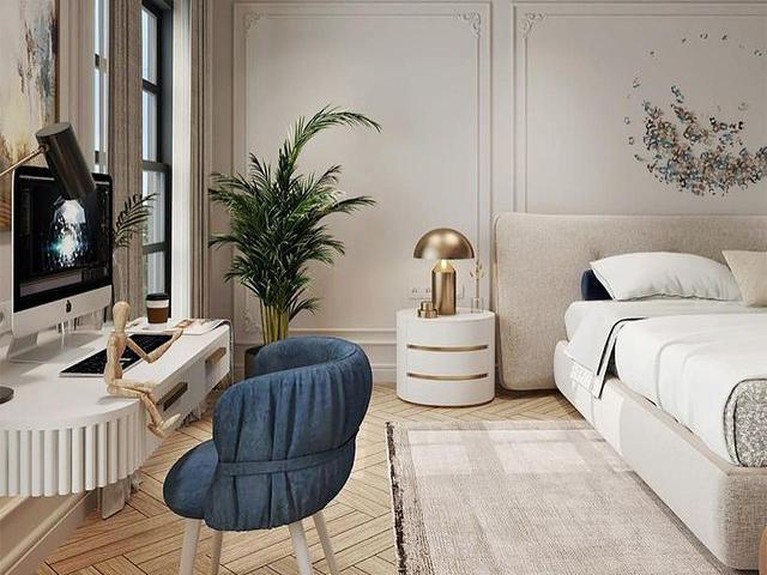 Intip Desain Kamar di Rumah Mewah Baru Raffi Ahmad dan Nagita Slavina Raffi Ahmad dan Nagita mengunggah desain kamar di rumah mewah baru mereka yang sedang dibangun. Yuk intip!