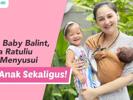 Asuh Baby Balint, Mona Ratuliu Rela Menyusui Dua Anak Sekaligus!