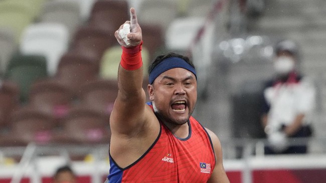 Atlet tolak peluru Malaysia Muhammad Ziyad Zolkefli batal meraih medali emas Paralimpiade Tokyo 2020 karena terlambat datang ke venue.