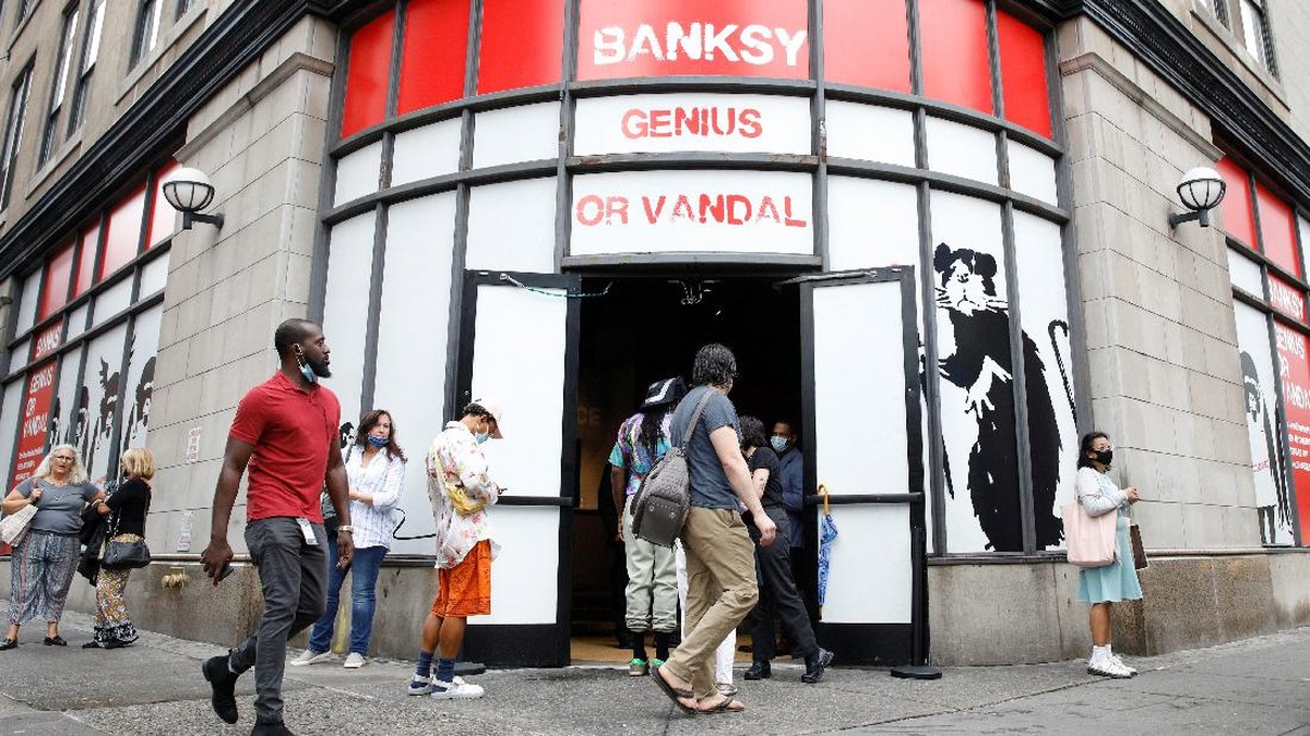 FOTO: Menyelami Ratusan Imaji Banksy di New York City