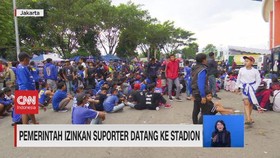 VIDEO: Pemerintah Izinkan Suporter Datang ke Stadion