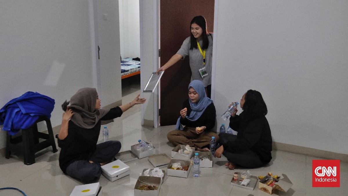 FOTO: Rusun Pasar Rumput Telah Kosong dari Pasien Covid-19