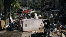FOTO: New York Porak Poranda Diterjang Banjir Bandang