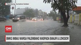 VIDEO: BMKG Imbau Warga Palembang Waspada Banjir & Longsor