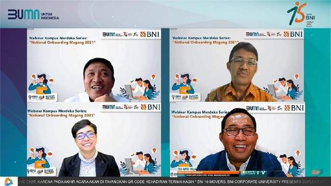 Program Magang BNI Techship memberikan kemudahan dan flexibilitas magang yang dapat dilakukan secara WFA (Work from Anywhere).