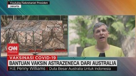 VIDEO: 500.000 Vaksin Astrazeneca dari Australia