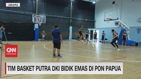 VIDEO: Tim Basket Putra DKI Bidik Emas di PON Papua XX