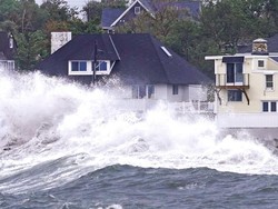 Penampakan Mengerikan Banjir New York dari Luar Angkasa