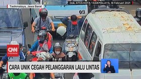 VIDEO: Cara Unik Cegah Pelanggaran Lalu Lintas