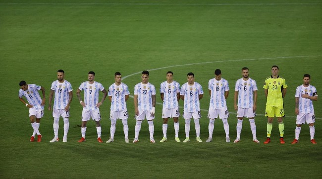 Pelatih timnas Argentina Lionel Scaloni tak mau menyatakan bahwa timnya saat ini adalah tim terbaik di dunia.