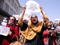Deret Aksi Perempuan Afghanistan Lawan Kekangan Taliban