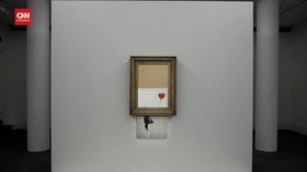 VIDEO: Karya Seni Love is in the Bin Banksy Kembali Dilelang