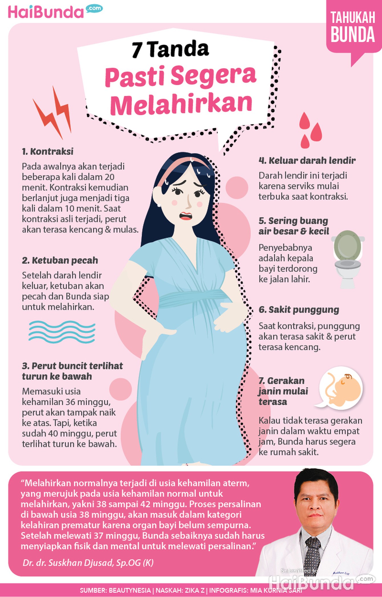 7 Tanda Pasti Segera Melahirkan 7 Tanda Pasti Segera Melahirkan