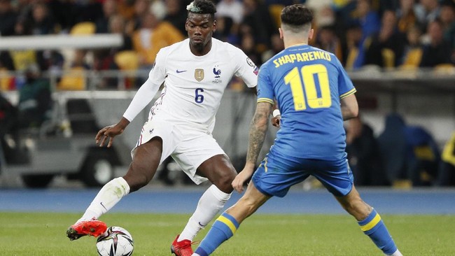 Absennya Kylian Mbappe mempengaruhi penampilan Prancis yang harus puas bermain imbang 1-1 oleh Ukraina.