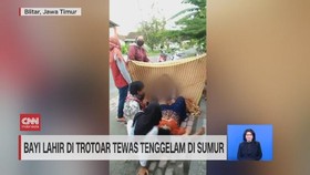 VIDEO: Bayi Lahir di Trotoar Tewas Tenggelam di Sumur