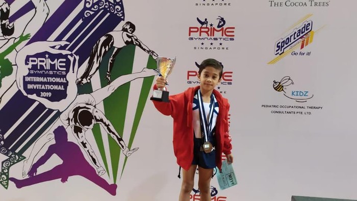Ghifari Bambani, atlet gymnastic muda berbakat