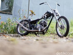 Si Jagur, Modifikasi Yamaha Scorpio Chopper yang Nggak Biasa