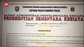 VIDEO: Satpol PP Segel Kafe di Kemang Yang Langgar PPKM