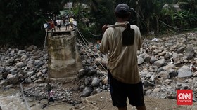 FOTO: Luluh Lantak karena Banjir Bandang Kabupaten Bogor