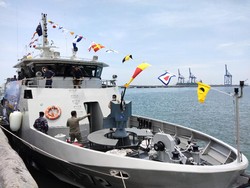 Tiba di Lanal Tanjungbalai-Asahan, KAL Pandang Jadi Armada Baru Jaga Laut RI