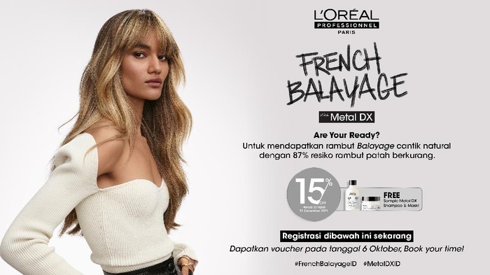 Daftar Sekarang! French Balayage with Metal DX