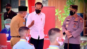 Jokowi Minta Pelajar Taat Prokes: Masker Saya Sampai Dobel