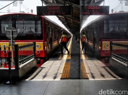 Jalur Tergenang, KRL Tanah Abang Tertahan Sejam Akhirnya Balik ke Serpong