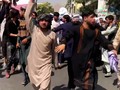 VIDEO: Taliban Lepaskan Tembakan ke Udara, Pedemo Ketakutan