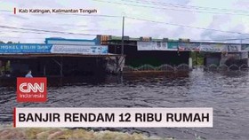 VIDEO: Banjir Rendam 12 Ribu Rumah
