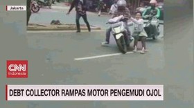 VIDEO: Debt Collector Rampas Motor Ojol