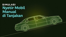 INFOGRAFIS: Simulasi Nyetir Mobil Manual di Tanjakan