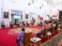 Jokowi Rapat Bareng Asosiasi Ekonomi-Bisnis Bahas Ibu Kota Baru-Covid