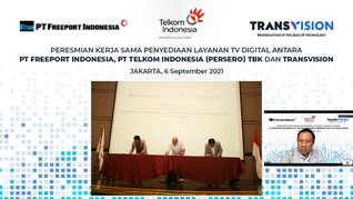 Telkom & Transvision Sediakan Layanan TV Digital di Freeport