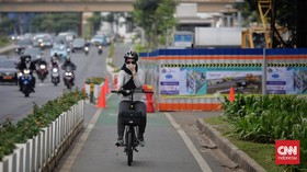 Jalur Sepeda Sudirman-Thamrin Kembali Dibuka Akhir Pekan