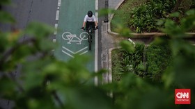 Kadishub DKI Buka Suara soal Anggaran Jalur Sepeda Berubah-ubah