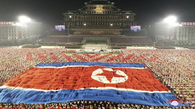 Ekonomi Korea Utara turun 0,1 persen pada 2021 lalu di tengah sanksi PBB dan penguncian covid-19.