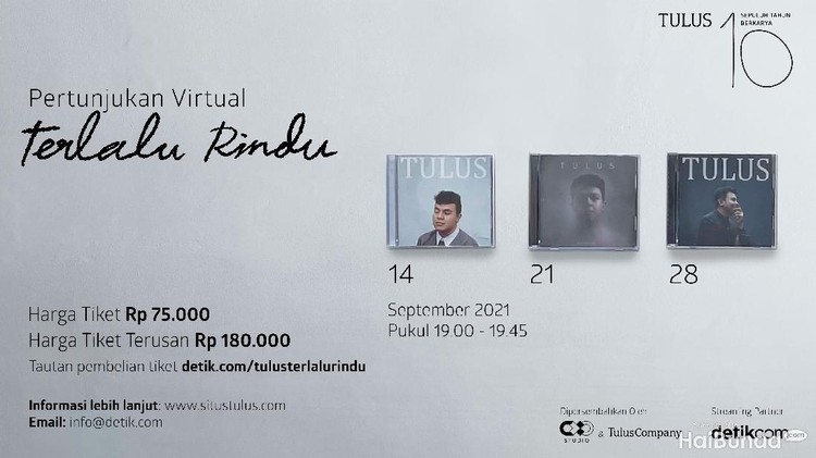 Konser Terlalu Rindu Tulus