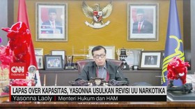 VIDEO: Lapas Over Kapasitas, Yasonna Usulkan Revisi UU