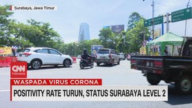 VIDEO: Positivity Rate Turun, Status Surabaya Level 2