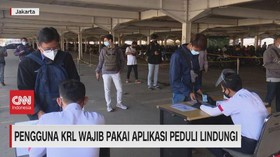 VIDEO: Pengguna KRL Wajib Pakai Aplikasi Peduli Lindungi