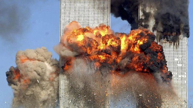 Amerika Serikat memperingatii duka mengenang serangan 9/11 yang menyerang menara kembar WTC.