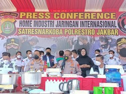 Polisi Sita Sabu Senilai Rp 7,5 M dari Pabrik di Tangerang: Kualitas Super