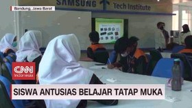 VIDEO: Siswa Antusias Belajar Tatap Muka