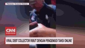 VIDEO: Debt Collector Ribut Dengan Pengemudi Taksi Online