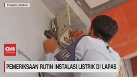 VIDEO: Lapas Banten Cek Keamanan Instalasi Listrik