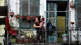 FOTO: Balkon Tempat Peraduan saat Hanoi Lockdown
